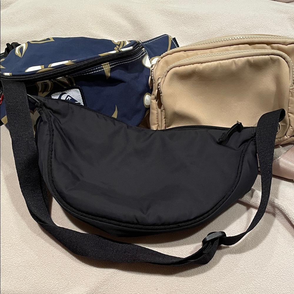 Bundle of 3 Sling /Belt Bags Minimal Everyday Carry